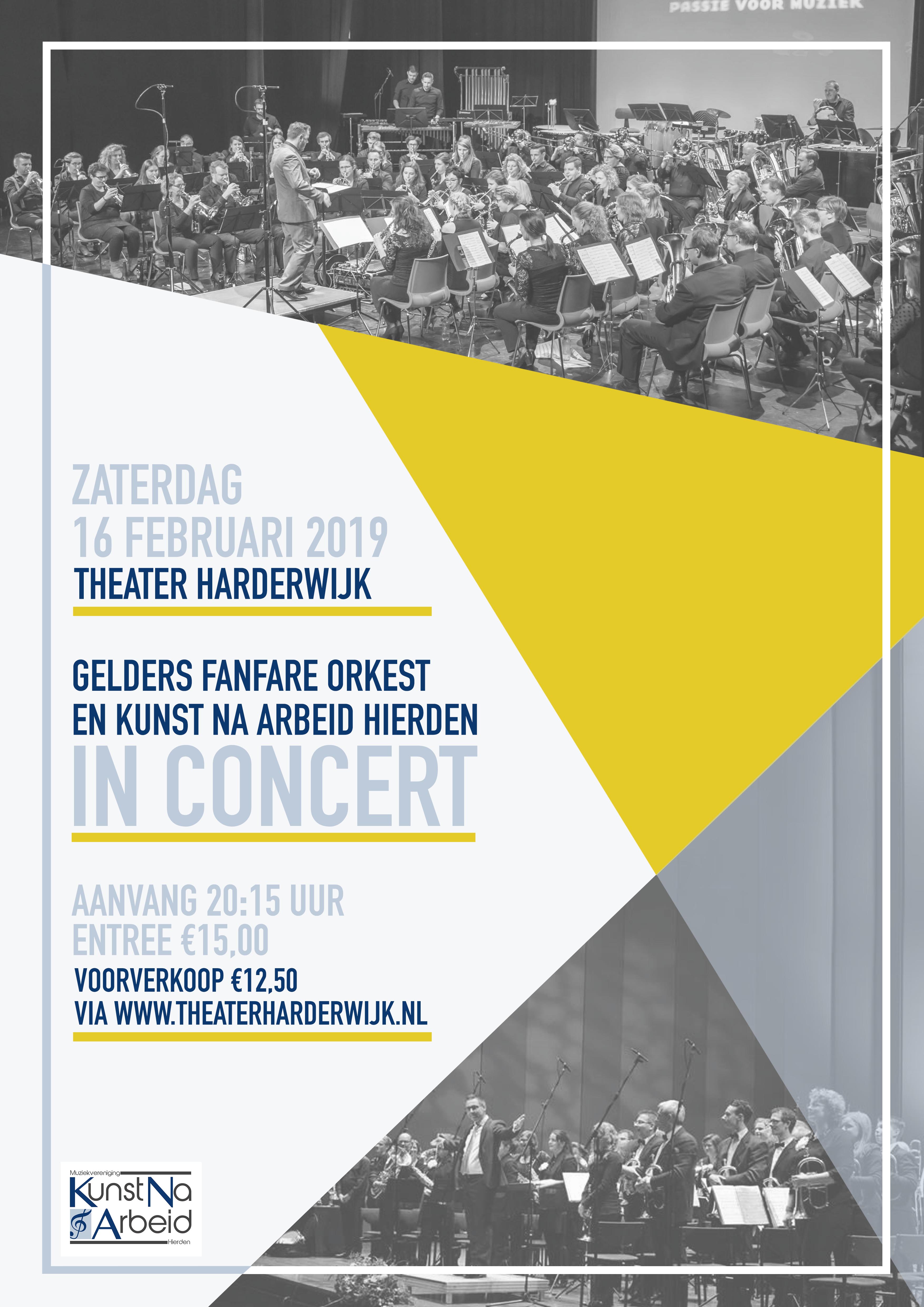 Gelders Fanfare Orkest en KNA Hierden in concert